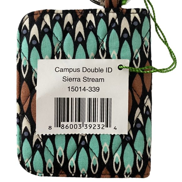 NWT Vera Bradley - Campus Double ID - in *retired pattern* Sierra Stream - Picture 3 of 5